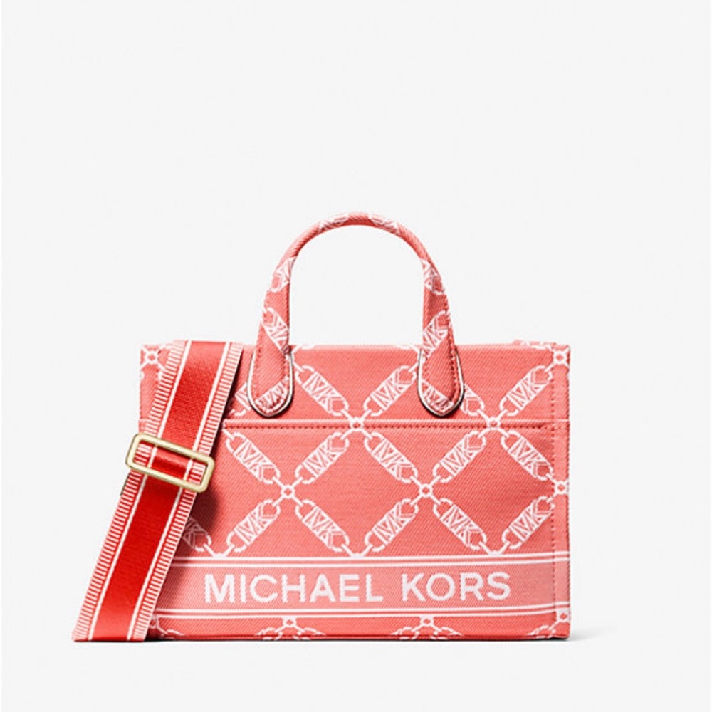 Michael Kors Coral Logo Tote Bag